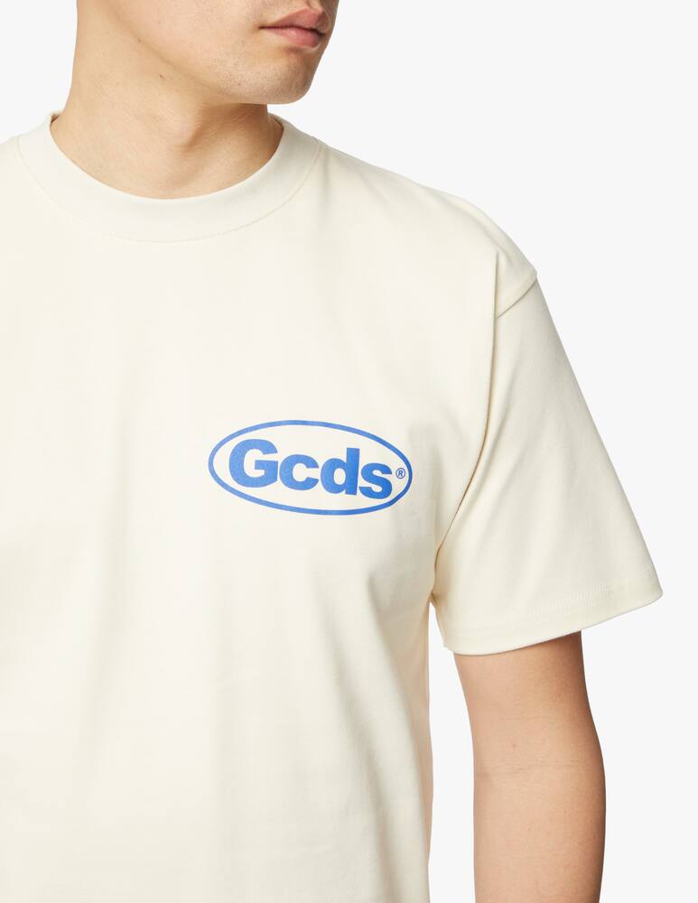rinascente GCDS Shop list regular t-shirt short sleeve - white