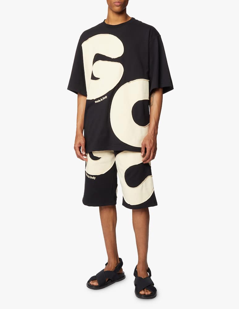 rinascente GCDS Andy logo t-shirt - black