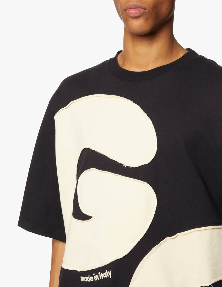 rinascente GCDS Andy logo t-shirt - black