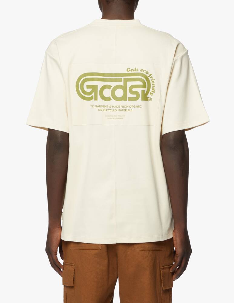 rinascente GCDS Maglietta manica corta con logo - bianco