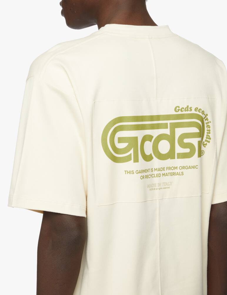 rinascente GCDS Maglietta manica corta con logo - bianco