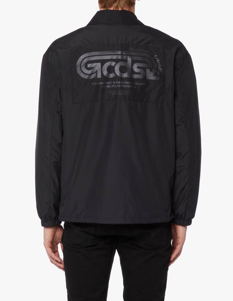 rinascente GCDS Eco logo nylon jacket - black