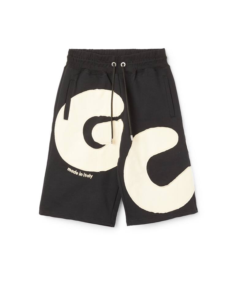 rinascente GCDS Pantaloncini in felpa andy logo - nero