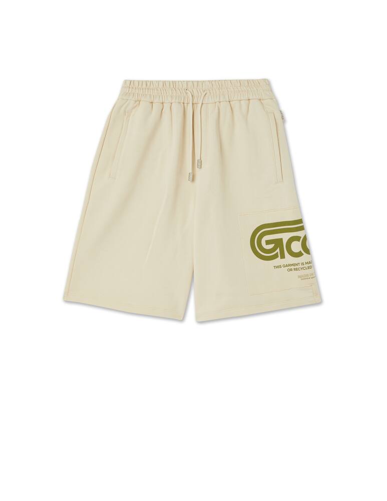 rinascente GCDS Pantaloncini in felpa logo - bianco