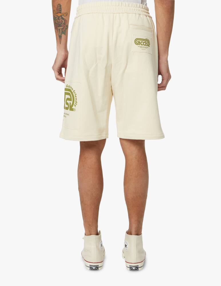 rinascente GCDS Pantaloncini in felpa logo - bianco