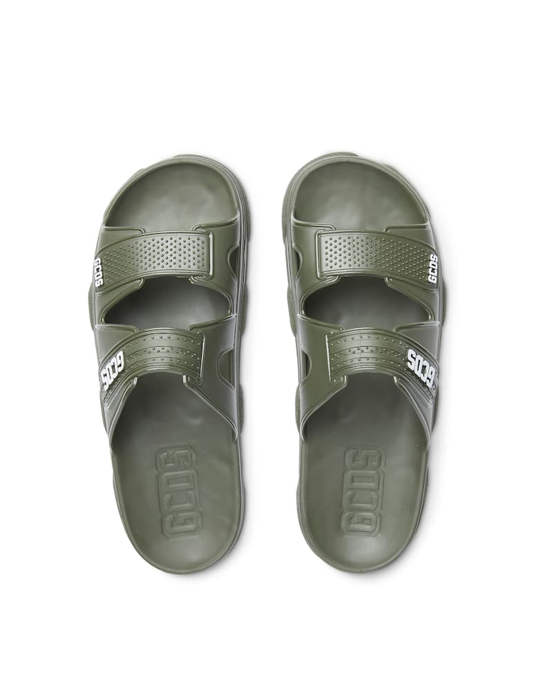 rinascente GCDS Ciabatte da piscina gcds - verde