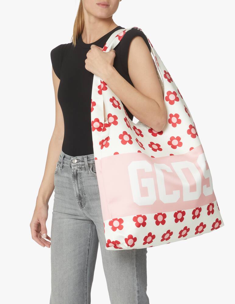 rinascente GCDS Daisy tote bag flower printed - multi