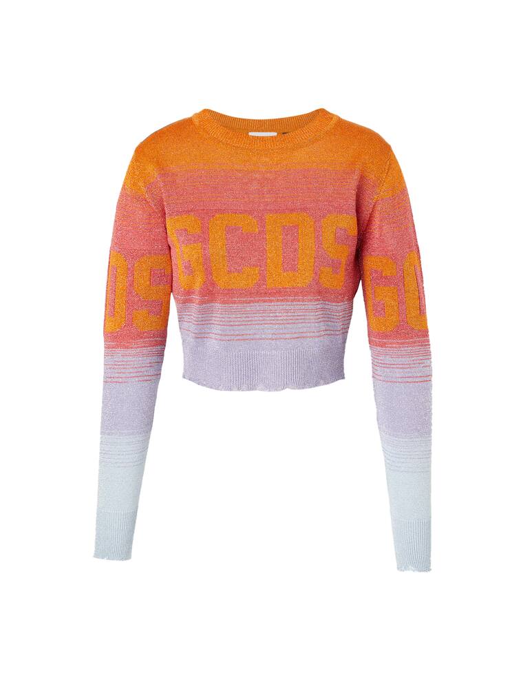 rinascente GCDS Top crop in lurex - multicolor