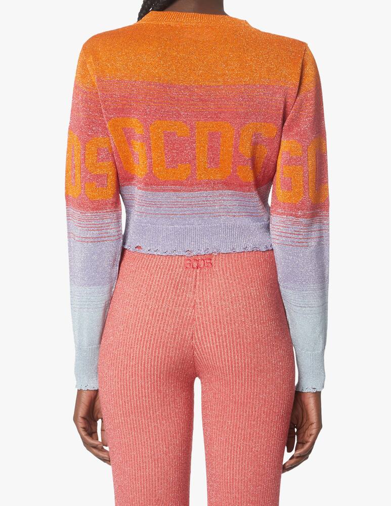 rinascente GCDS Top crop in lurex - multicolor