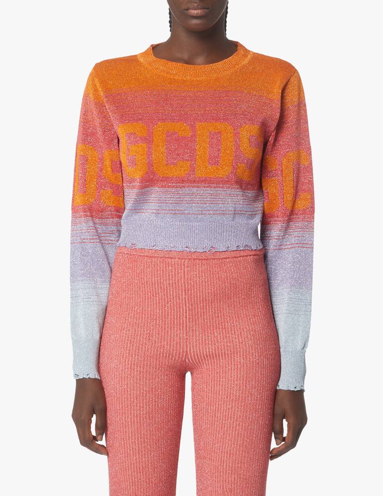 GCDS Lurex cropped top - multi - picture 1 GCDS Lurex cropped top - multi - picture 1