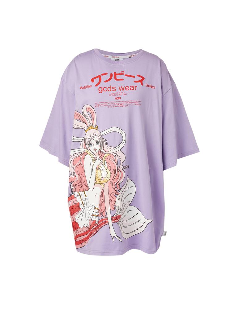 rinascente GCDS Cotton t-shirt dress - lilac