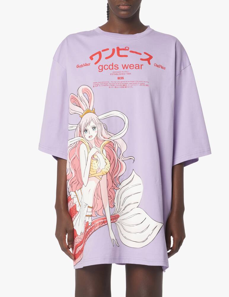 rinascente GCDS Cotton t-shirt dress - lilac