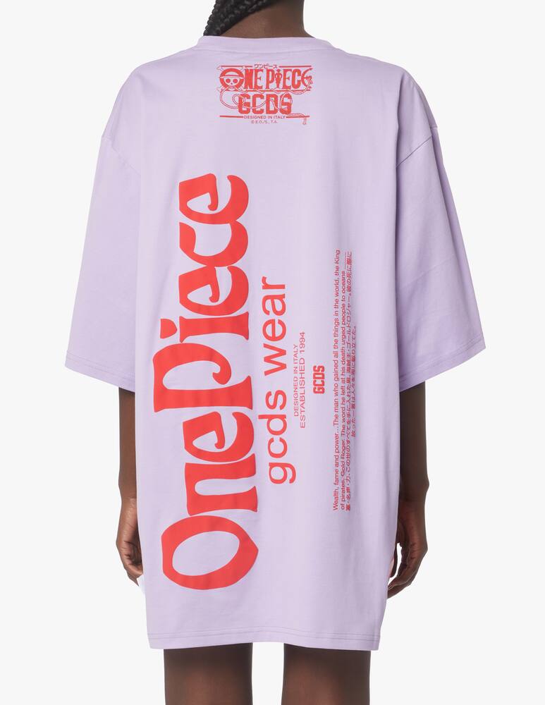 rinascente GCDS Cotton t-shirt dress - lilac