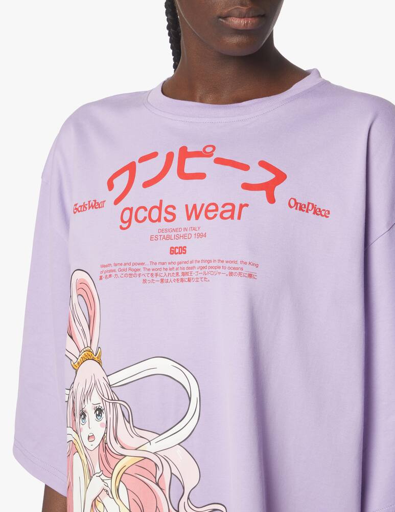 rinascente GCDS Cotton t-shirt dress - lilac