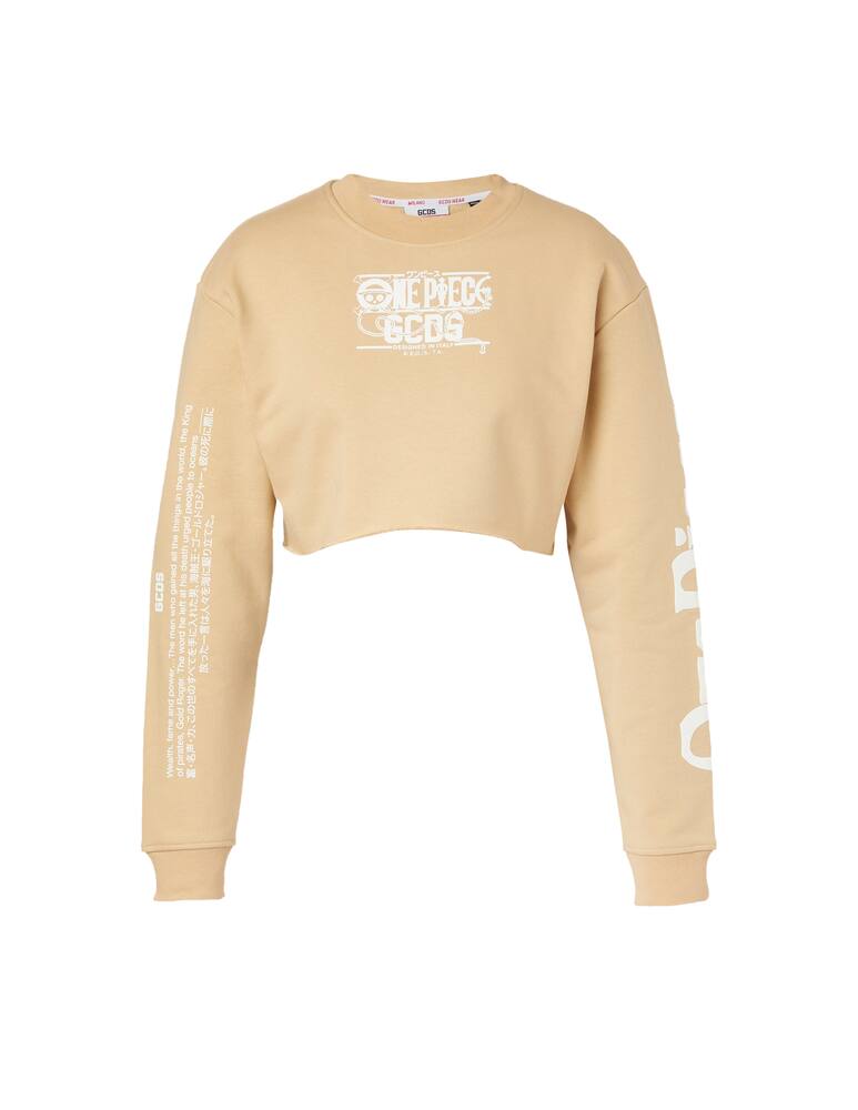 rinascente GCDS Felpa girocollo in cotone - beige