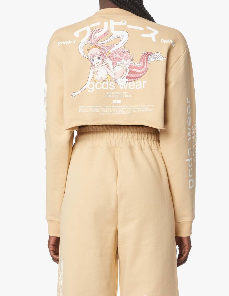 rinascente GCDS Felpa girocollo in cotone - beige