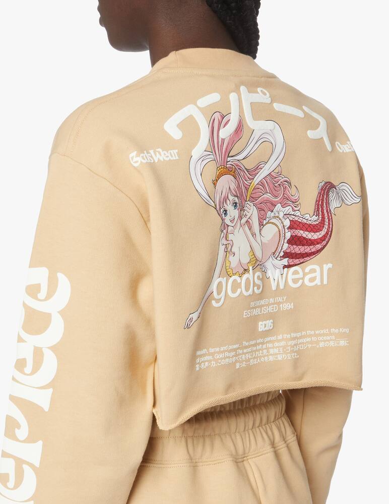 rinascente GCDS Felpa girocollo in cotone - beige