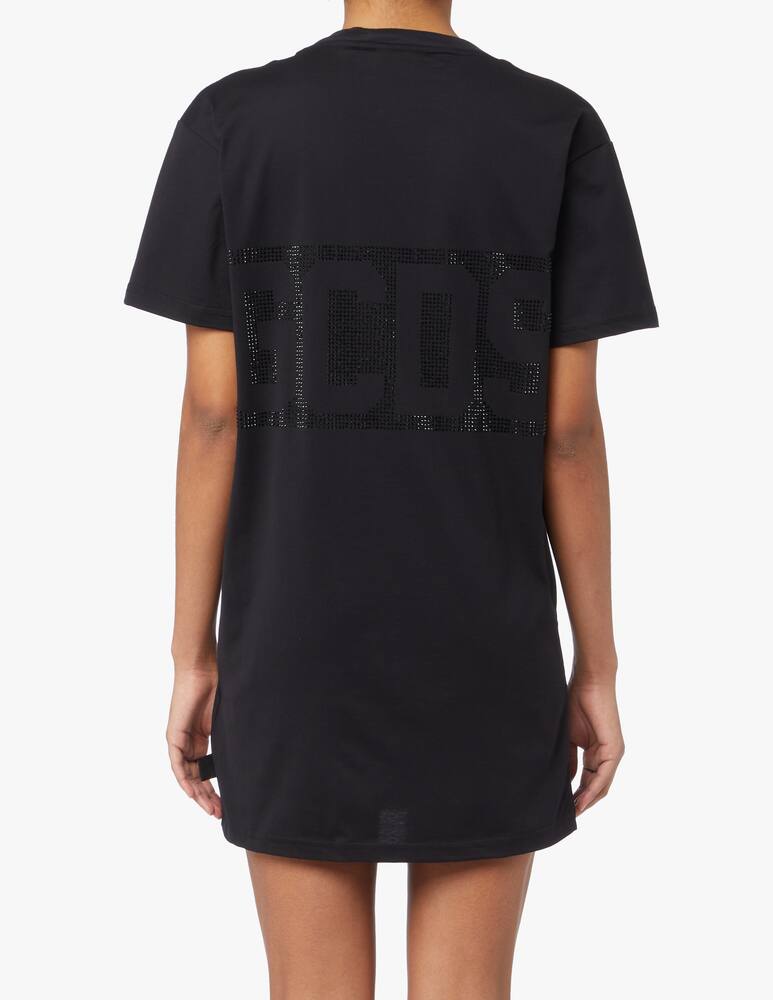 rinascente GCDS Cotton t-shirt dress - black