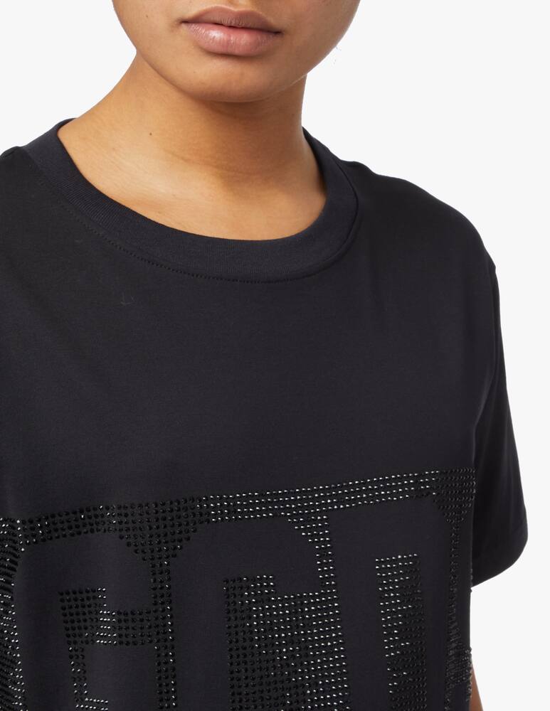 rinascente GCDS Cotton t-shirt dress - black