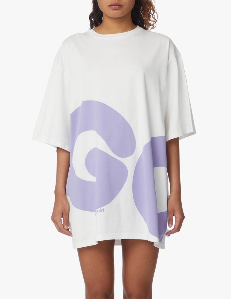 rinascente GCDS Vestito T-shirt in cotone - bianco