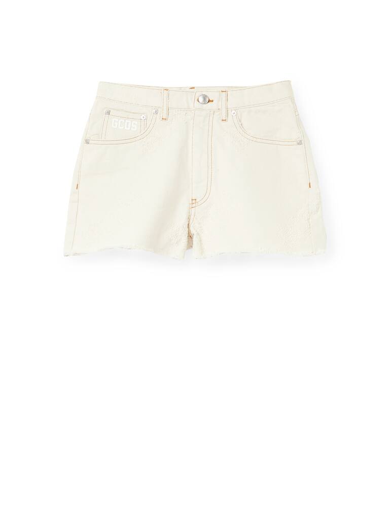 rinascente GCDS Cotton shorts - white