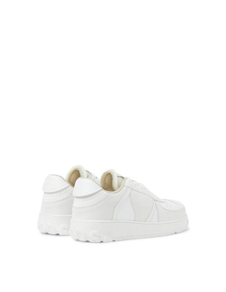 rinascente GCDS Leather low-top basket sneakers - white