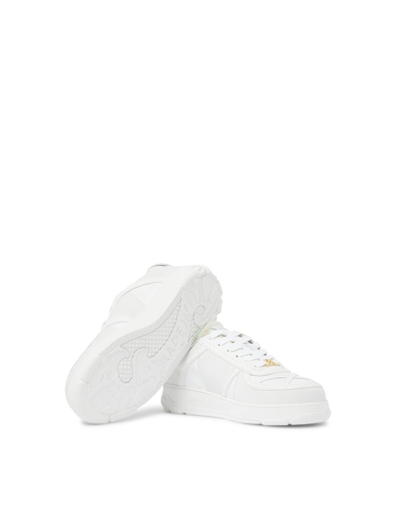 rinascente GCDS Leather low-top basket sneakers - white