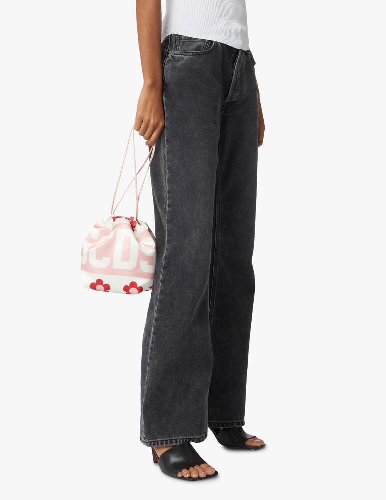 rinascente GCDS Borsa a mano morbida Daisy - bianco