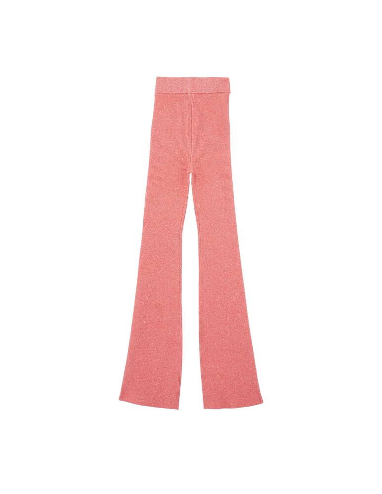 rinascente GCDS Pantaloni a zampa in lurex - arancione