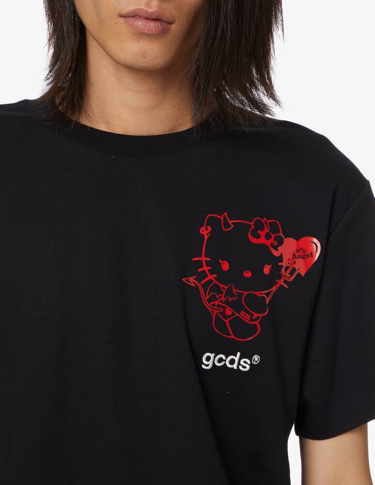 rinascente GCDS Hello kitty spicy angel regular t-shirt - Black