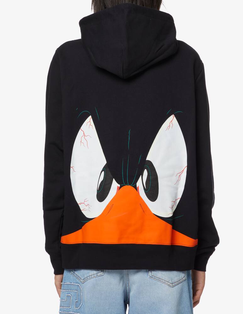 rinascente GCDS Felpa con cappuccio regular looney tunes daffy  - Nero