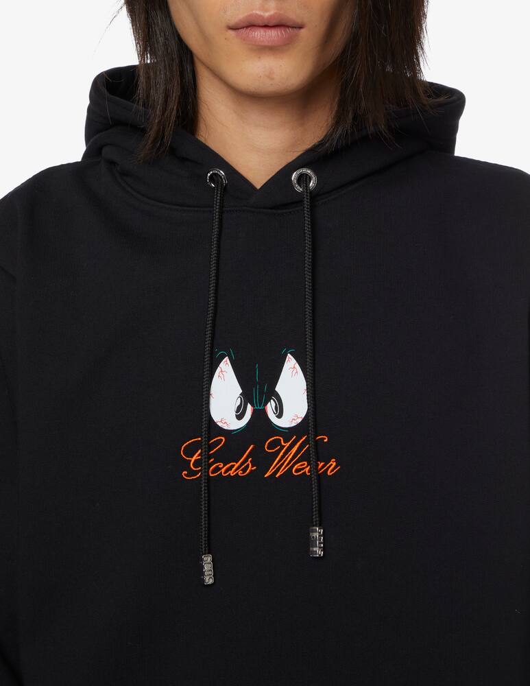 rinascente GCDS Felpa con cappuccio regular looney tunes daffy  - Nero