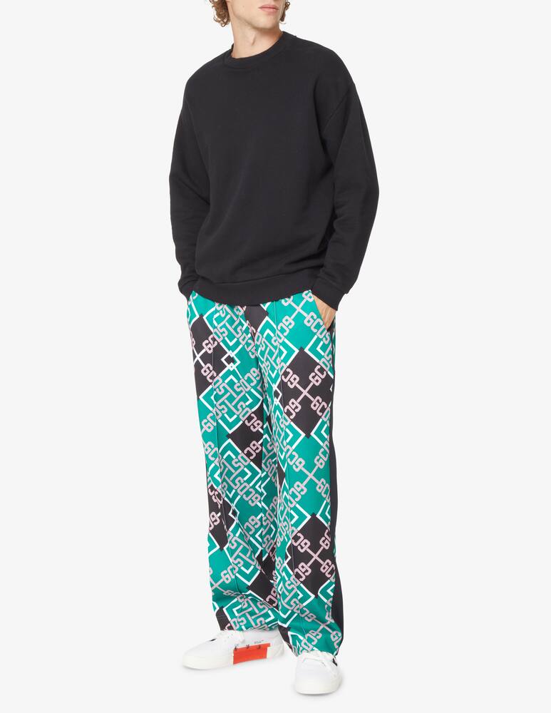 rinascente GCDS Pantaloni sportivi con fantasia tartan - Verde