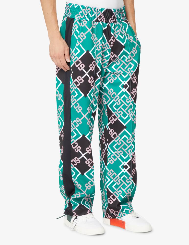 rinascente GCDS Pantaloni sportivi con fantasia tartan - Verde