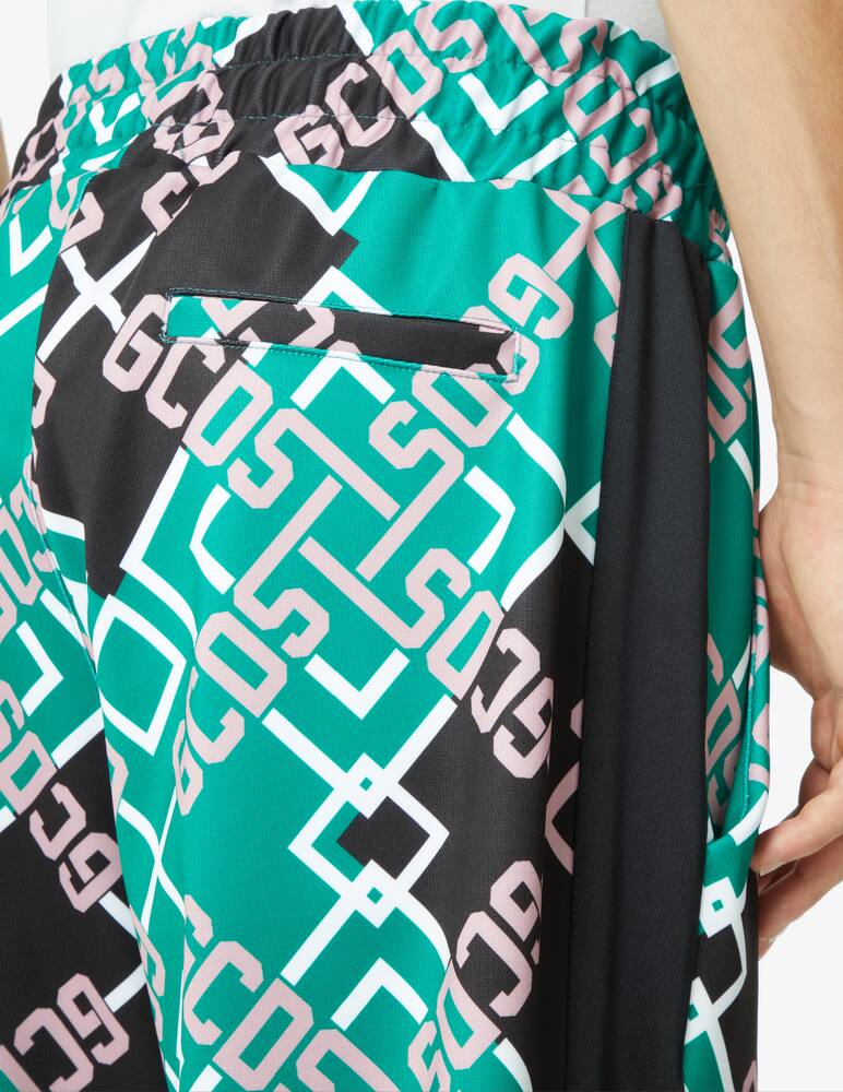 rinascente GCDS Pantaloni sportivi con fantasia tartan - Verde