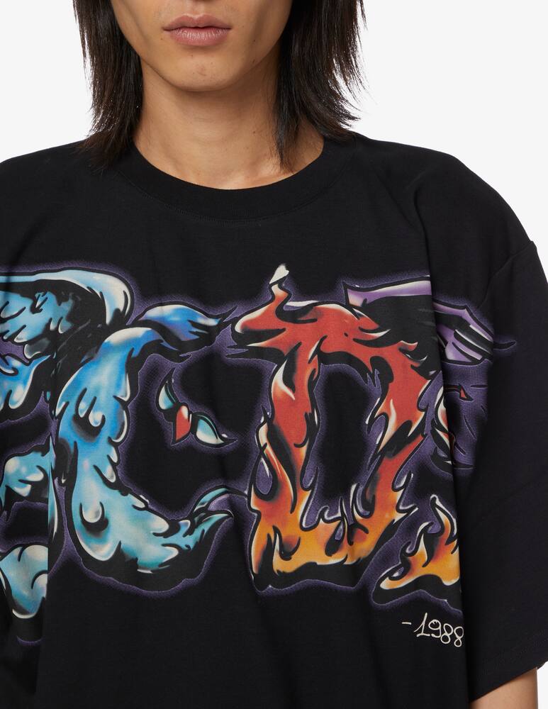 rinascente GCDS Heavenehell oversized t-shirt - Black