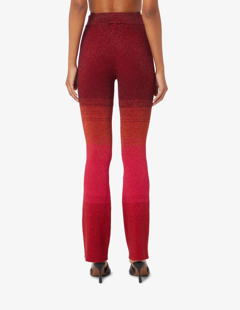 rinascente GCDS Leggings in lurex - Rosso