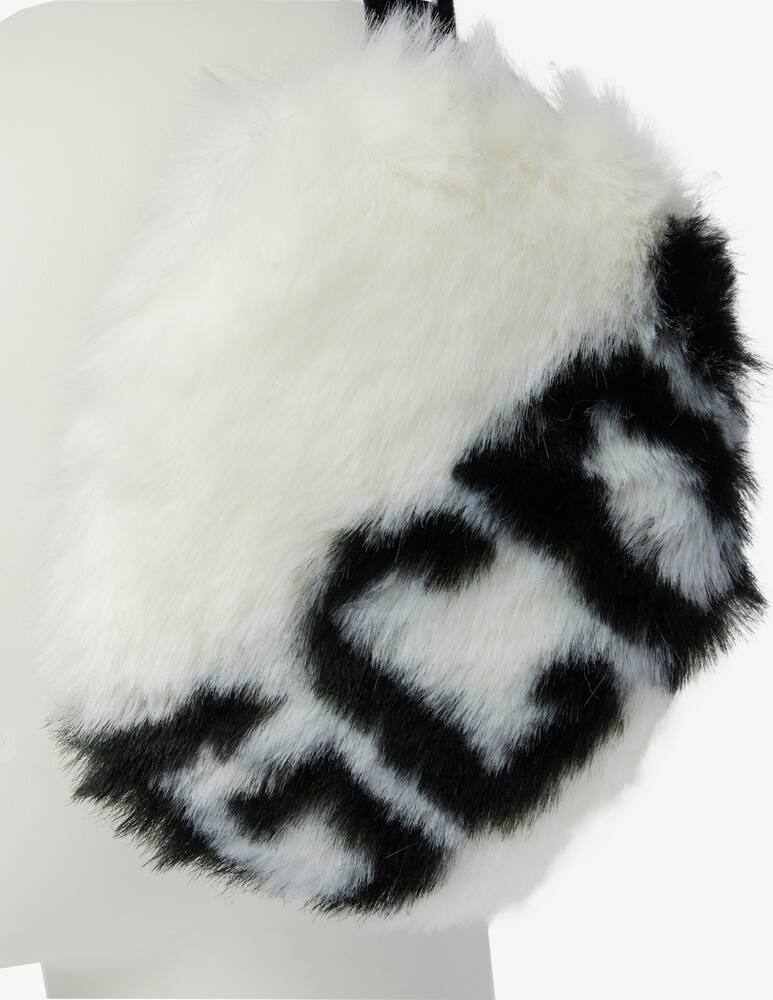 rinascente GCDS Paraorecchie in pelliccia sintetica - Bianco