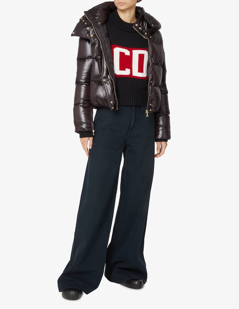 rinascente GCDS Maglia girocollo in lana  - Nero