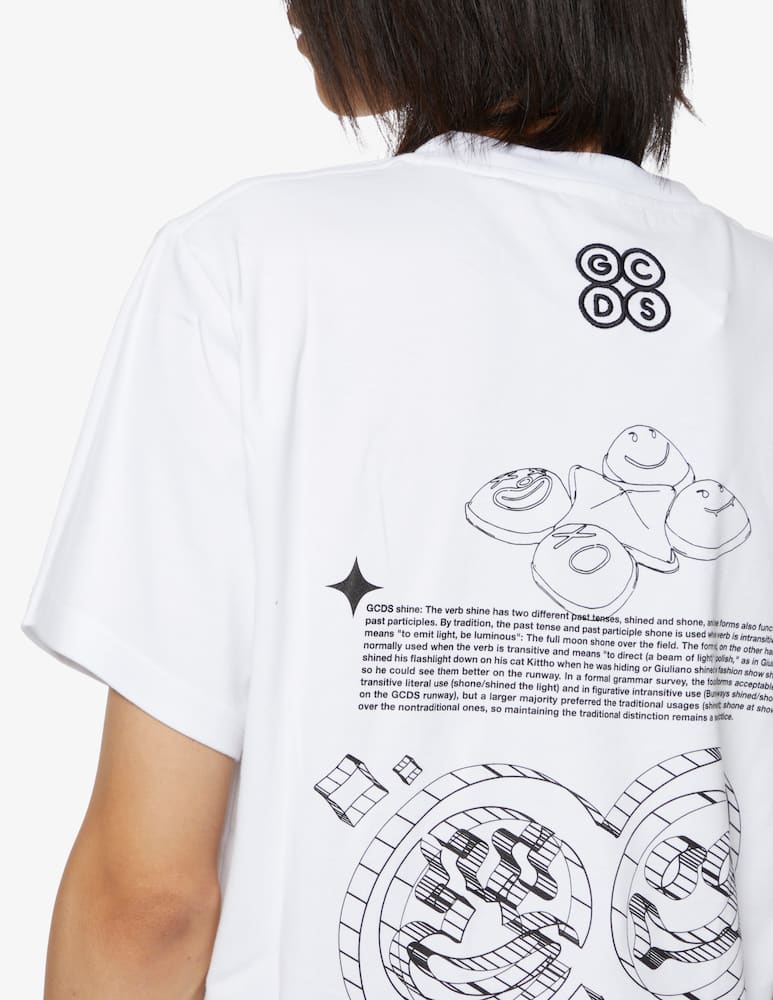 rinascente GCDS Maglietta girocollo gcds bliss logo - Bianco