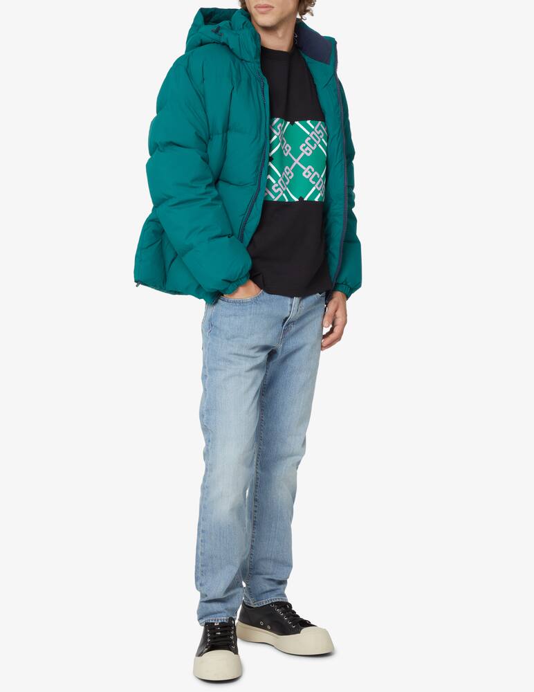 rinascente GCDS Maglietta tartan monogram band - Nero