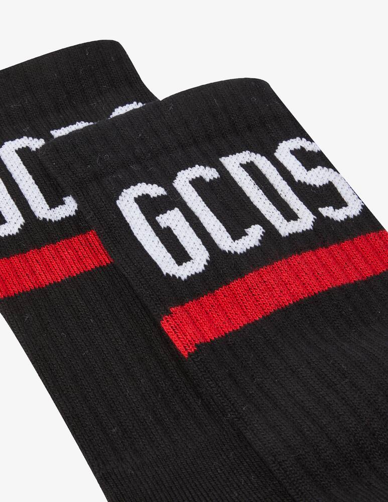 rinascente GCDS Calzini in cotone con logo - Nero