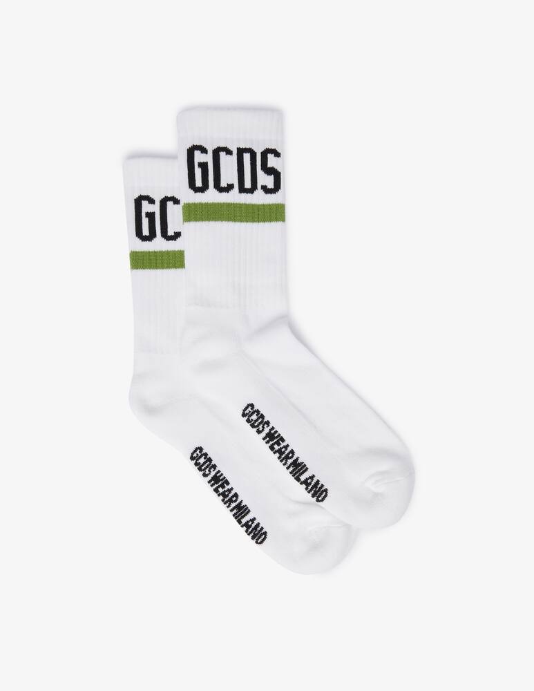 rinascente GCDS Logo socks - White