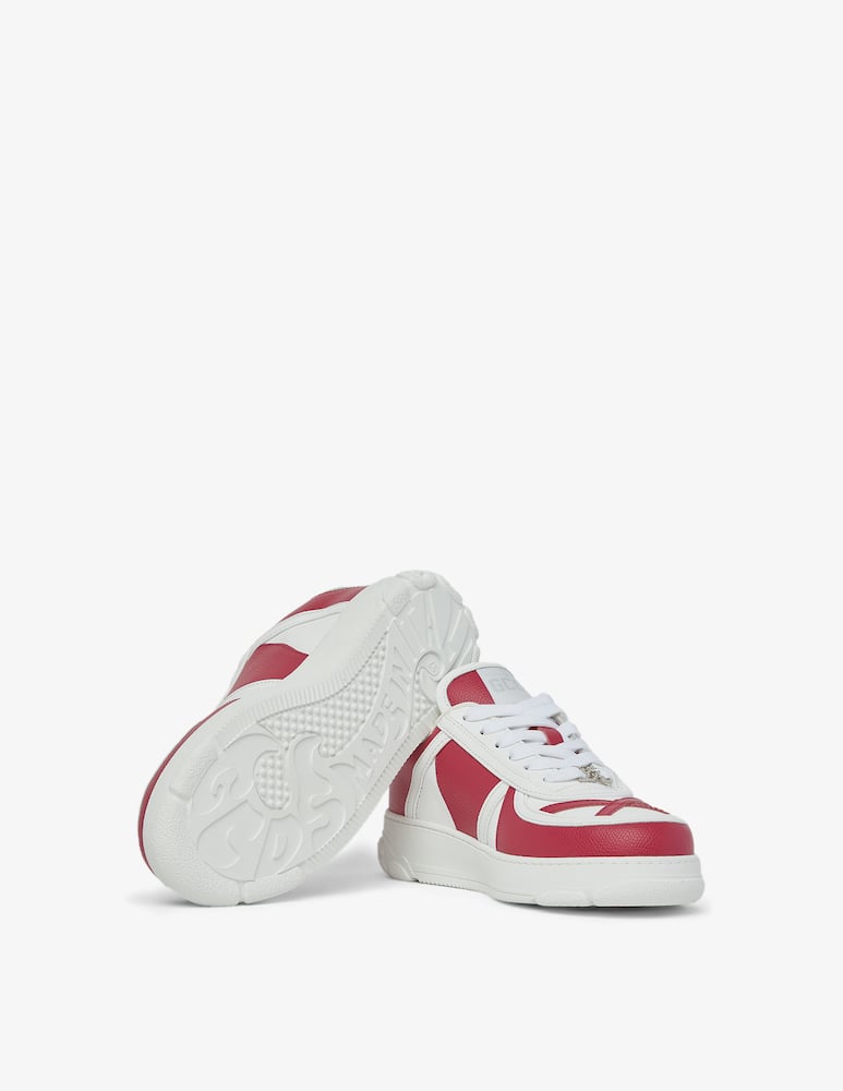rinascente GCDS Leather sneakers - White