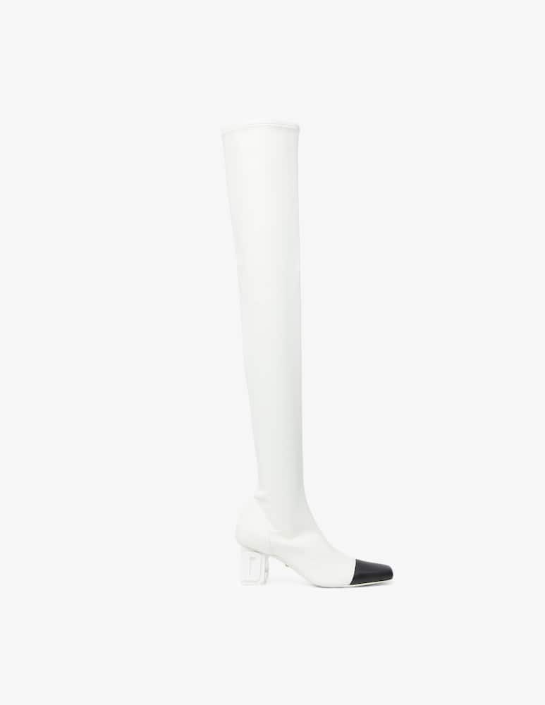 GCDS Boots bicolor logo - White - picture 1 GCDS Boots bicolor logo - White - picture 1