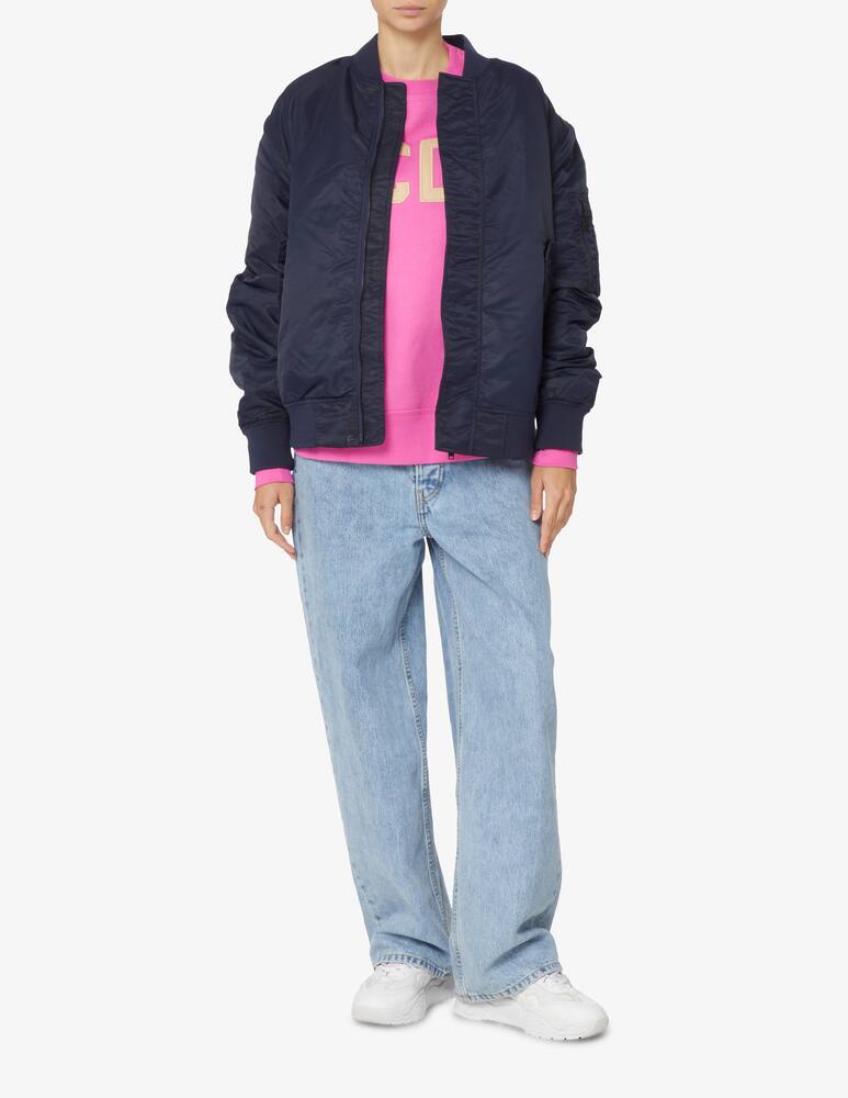 rinascente GCDS Felpa girocollo in cotone con logo - Rosa