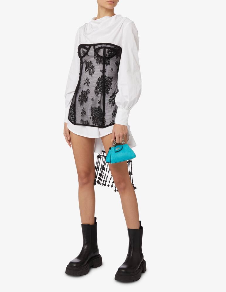 rinascente GCDS Borsa a mano Baby Comma - Azzurro