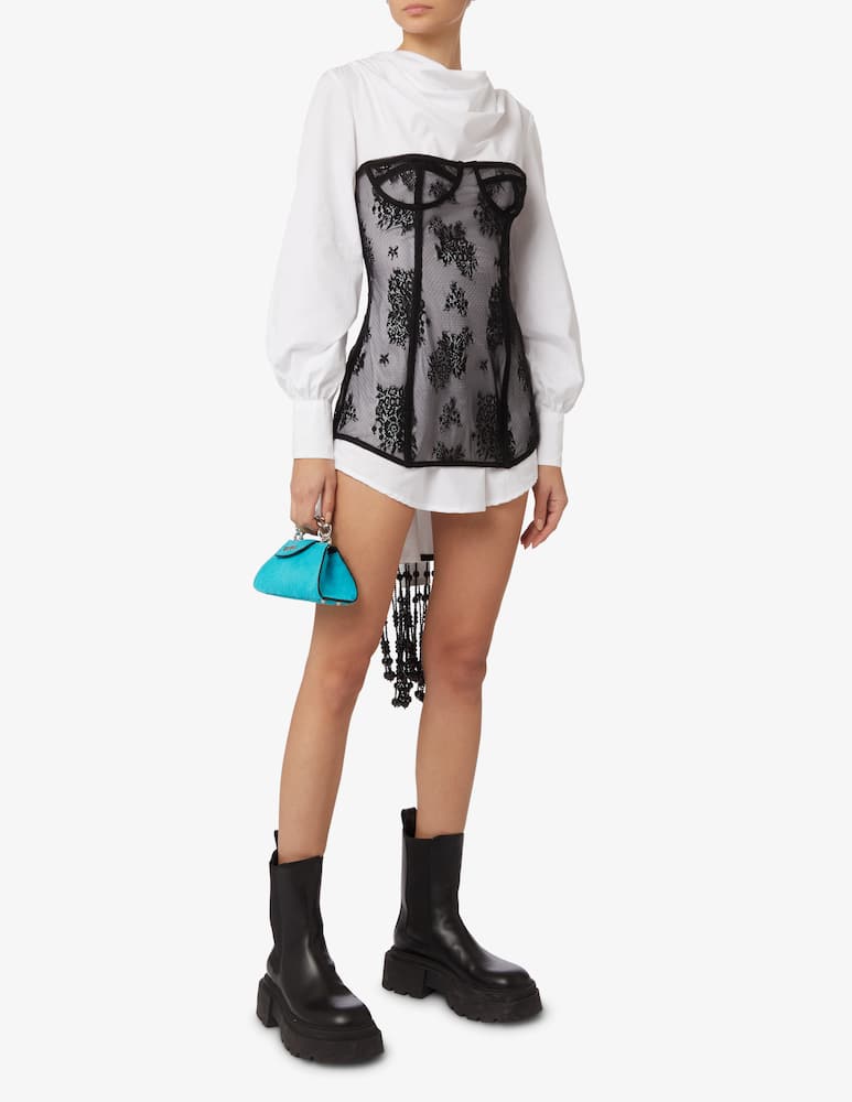 rinascente GCDS Mini dress in cotone - Bianco