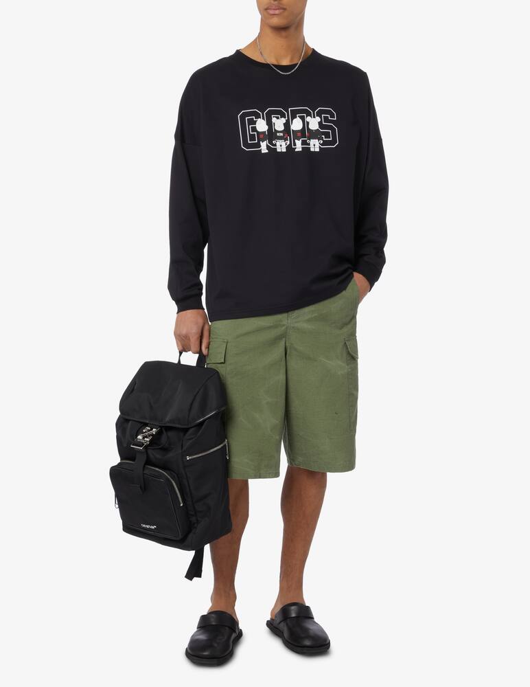 rinascente GCDS Bear capsule long sleeve sweater - Black