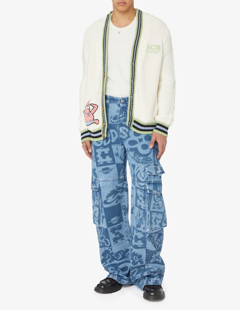 rinascente GCDS Checkboard print denim jacket